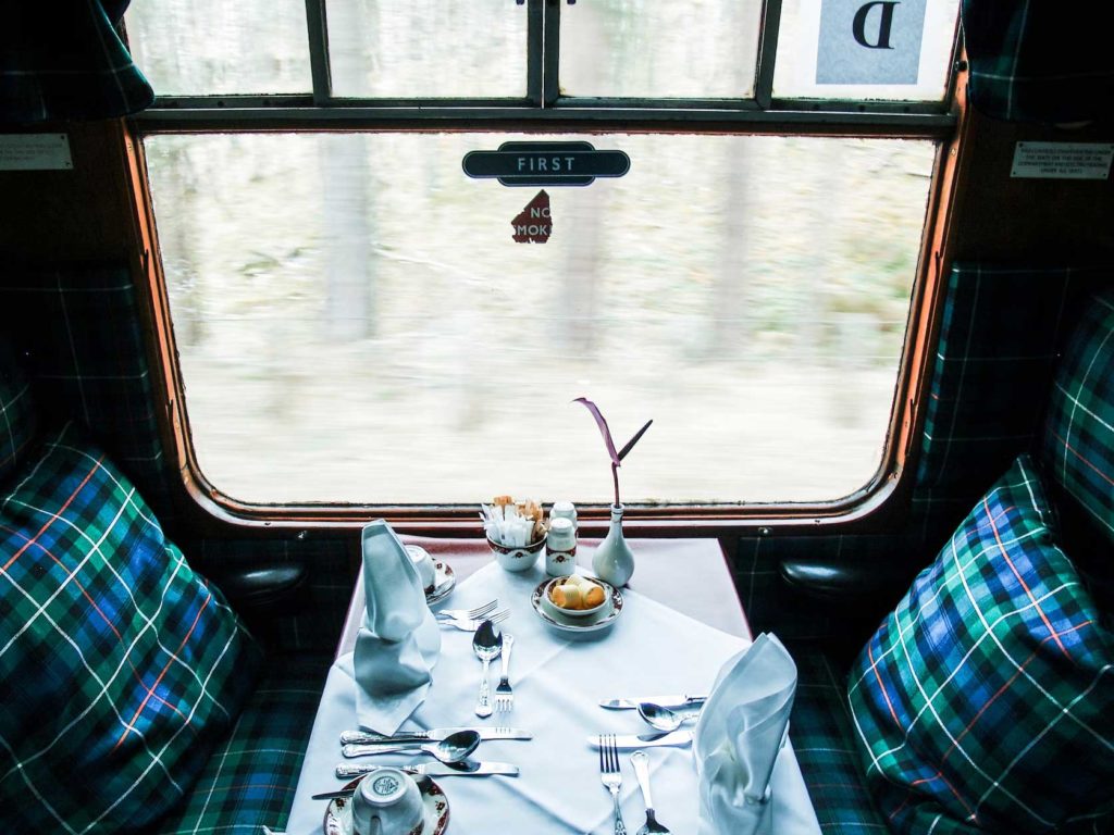 voyage en train en Ecosse