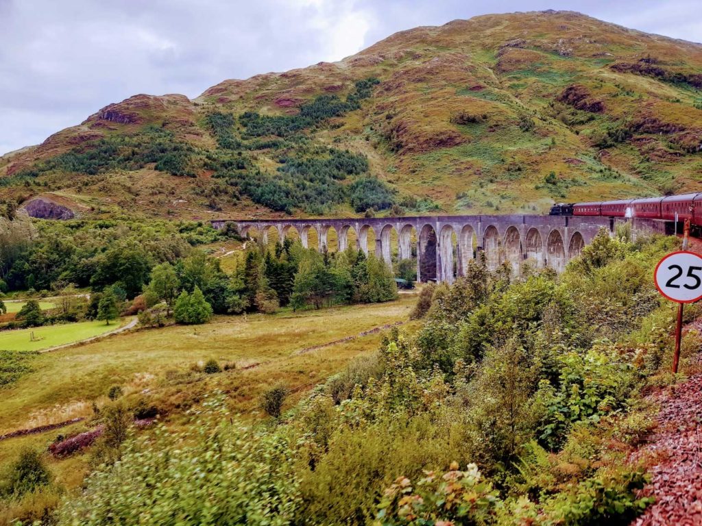 voyage en train en Ecosse