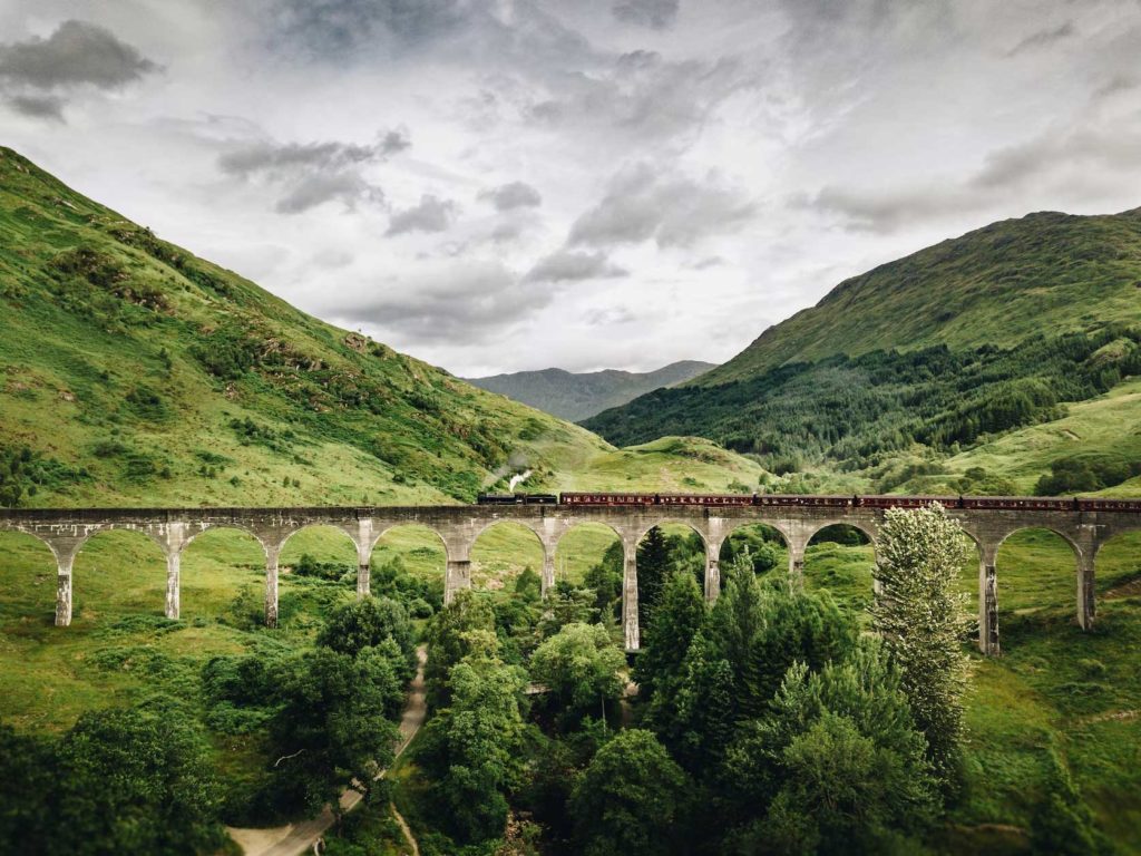 voyage en train en Ecosse