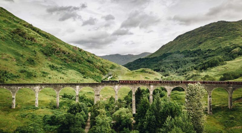 voyage en train en Ecosse